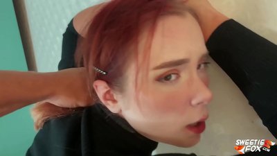 Monna O Kentsoe Hanong le Pussy Obedient Redheaded Skimpy and Cum on Tits